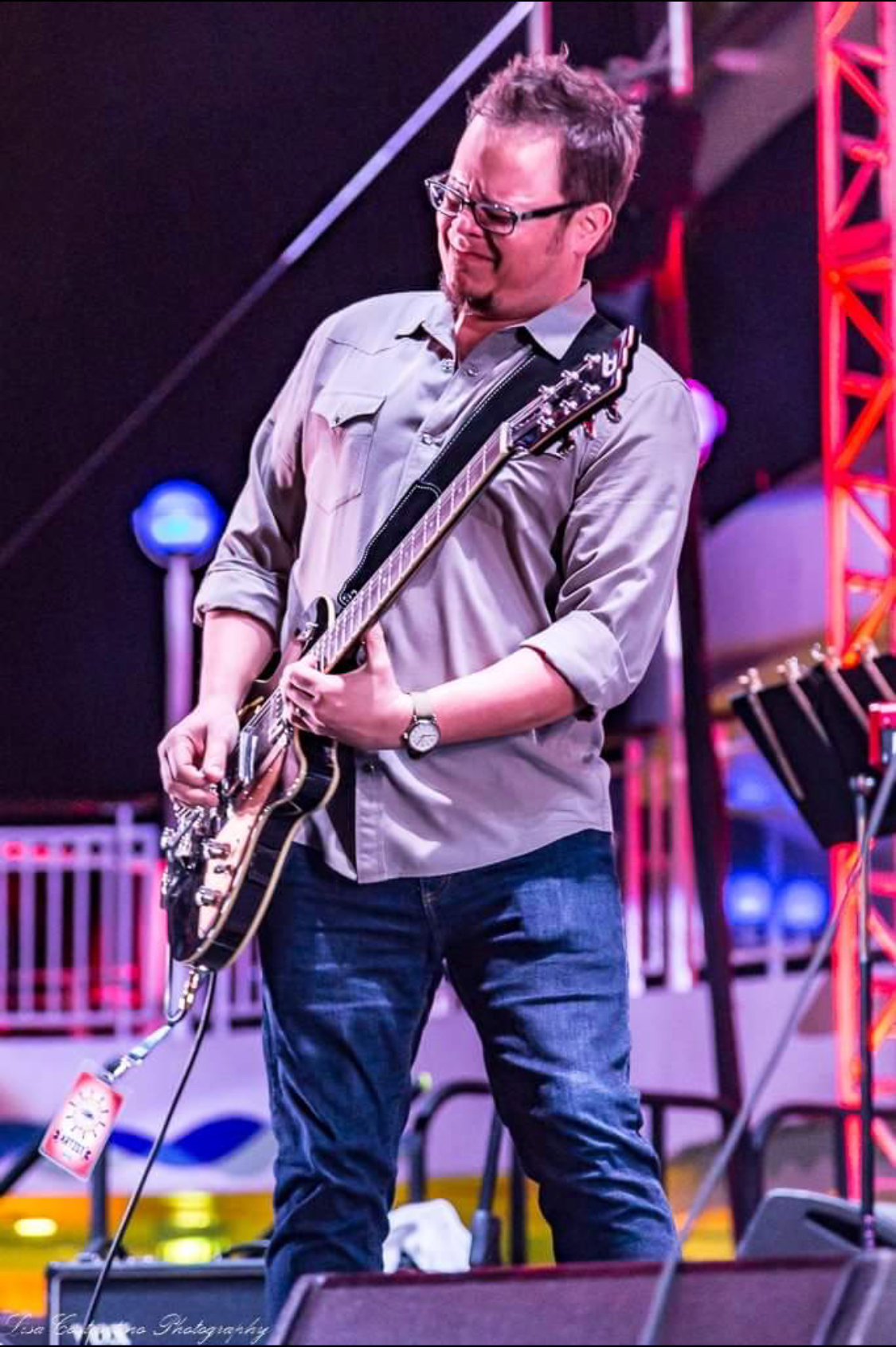 Outdoor festival performance